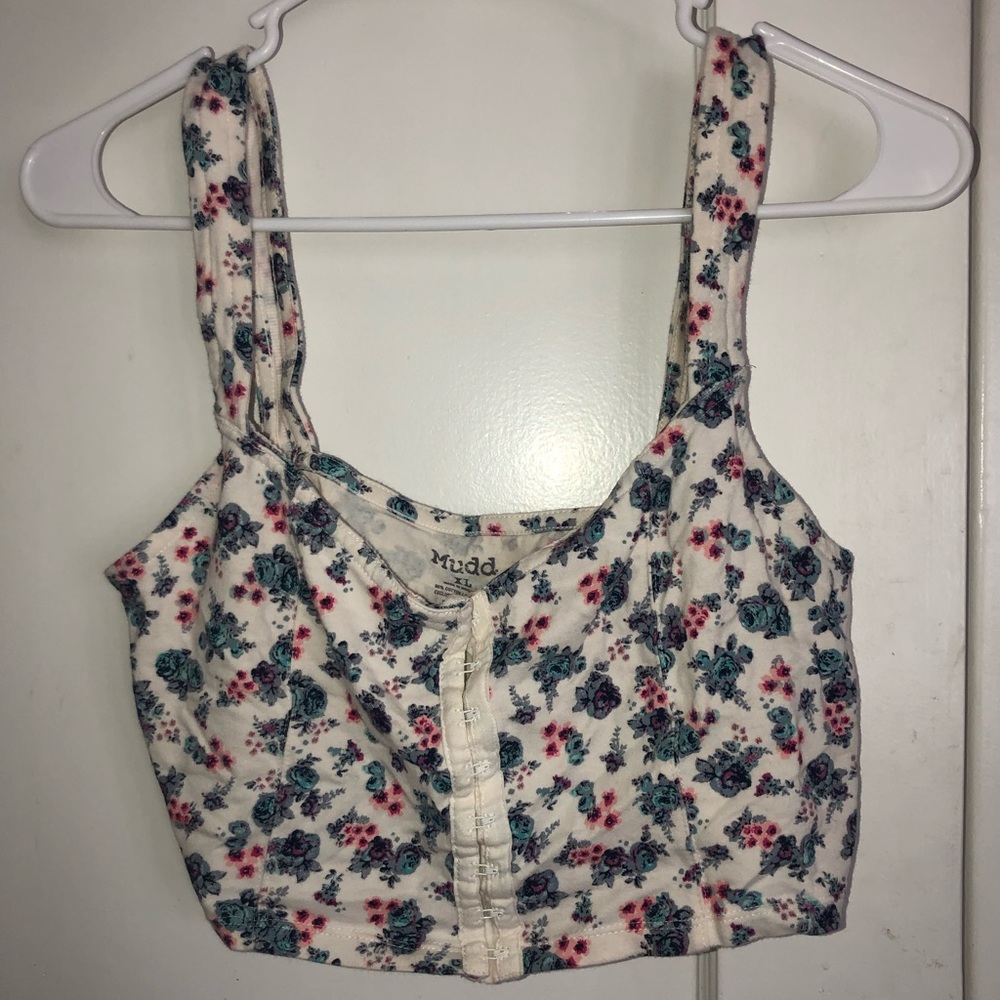 Floral Mudd Crop Top